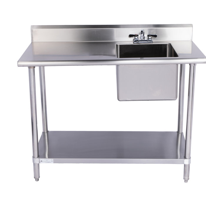 Restaurant Supply Depot 72" L x 24" W Free Standing Bar Sink with